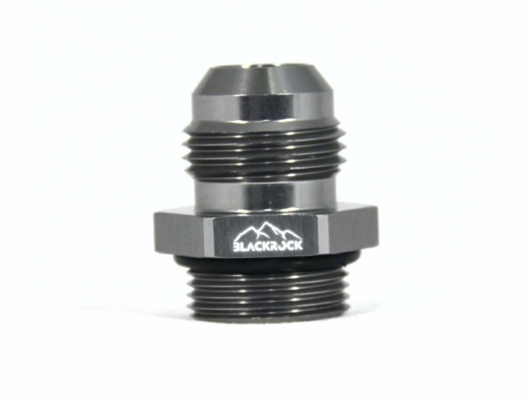 Адаптер П AN12 - П M22 x 1,5 mm под масло куллер, алюминий, BLACKROCK LAB, AN920-M22AN12Ti