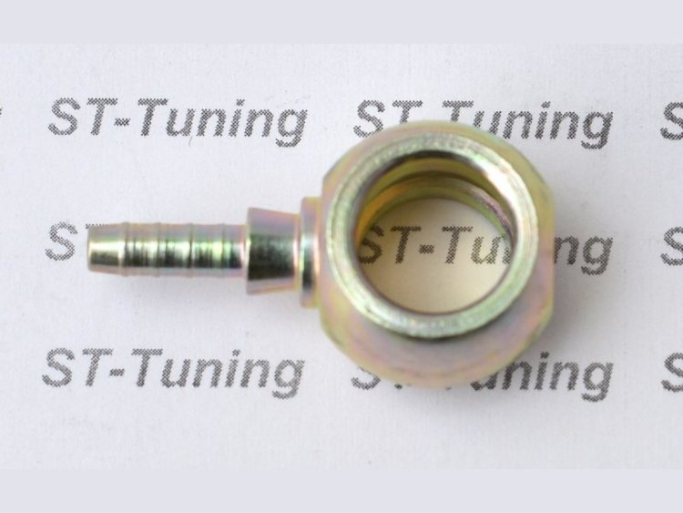 Фитинг banjo d11 mm, короткий D-03 сталь, под опрессовку S5091-03-04Z1, Goodridge