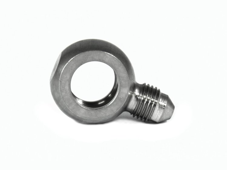Фитинг banjo d12 mm, под AN-03 короткий, D-03 нерж сталь 776-03-M12C, Goodridge