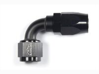 - 8 AN (8AN AN8) фитинг 90°, 20 серия Cutter Style, BLACKROCK LAB ЧЁРНЫЙ, A08-090-2BK