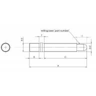 Шпилька колёсная, резьбы: на ступице M14 x 1.5 mm, колесная гайка M14 x 1.5 mm; A.I. TECH AIT-86F - Шпилька колёсная, резьбы: на ступице M14 x 1.5 mm, колесная гайка M14 x 1.5 mm; A.I. TECH AIT-86F
