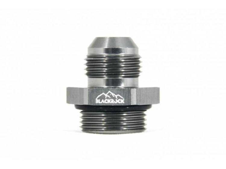 Адаптер П AN08 - П M22 x 1,5 mm под масло куллер, алюминий, BLACKROCK LAB, AN920-M22AN08Ti