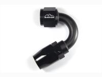 - 8 AN (8AN AN8) фитинг 150°, 20 серия Cutter Style, BLACKROCK LAB ЧЁРНЫЙ, A08-150-2BK