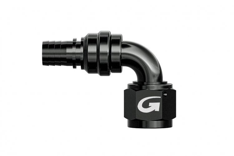 - 12 AN (12AN AN12) фитинг 90°, под опрессовку G-Flex Goodridge 7791-12