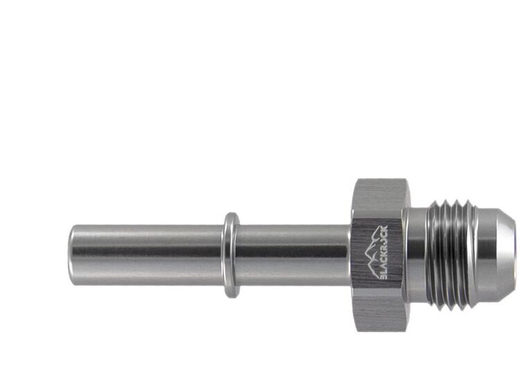 Фитинг AN-06 - 5/16" (8mm) быстросъём, прямой папа, BLACKROCK LAB L06-516-M001