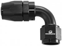 - 10 AN (10AN AN10) фитинг 90°,  черный Goodridge 1136-9010BK
