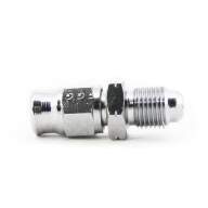 Фитинг папа M10*1 под прямой конус, короткий D-03 хром 445-31CH, Goodridge - Фитинг папа M10*1 под прямой конус, короткий D-03 хром 445-31CH, Goodridge