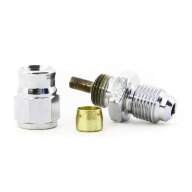 Фитинг папа M10*1 под прямой конус, короткий D-03 хром 445-31CH, Goodridge - Фитинг папа M10*1 под прямой конус, короткий D-03 хром 445-31CH, Goodridge