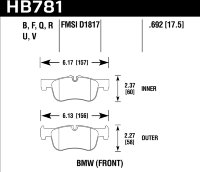 Колодки тормозные HB781N.692