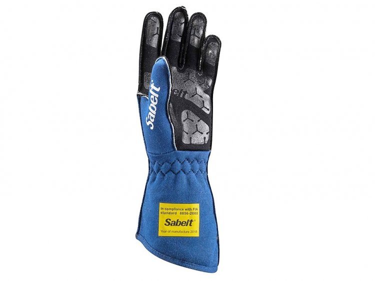 Перчатки для автоспорта Sabelt HERO TG-9, FIA 8856-2000, синий, размер 9, RFTG09BLN09
