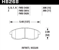 Колодки тормозные HB268B.665 HAWK Street 5.0