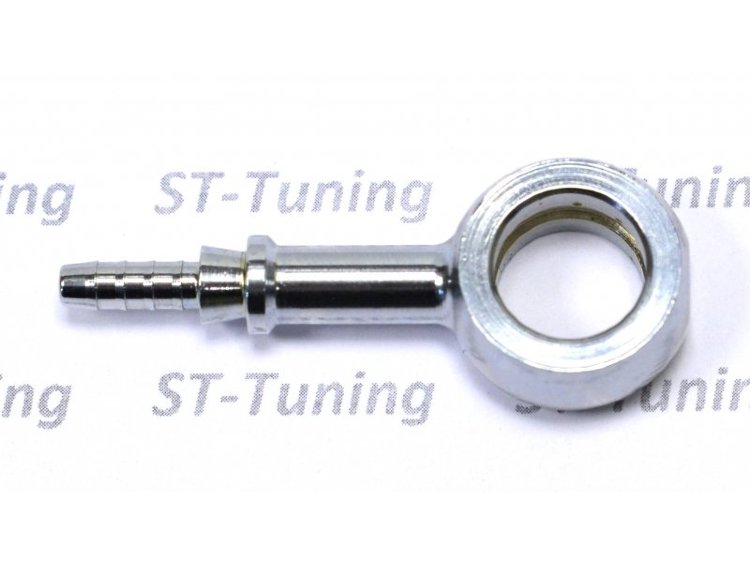 Фитинг banjo d12 mm, длинный D-03 хром, под опрессовку S5092-03-M12CH, Goodridge