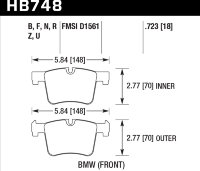Колодки тормозные HB748F.723 HAWK HPS перед BMW F20 F30