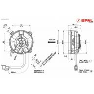 Вентилятор толкающий (перед радиатором) 4&quot; (96mm) 210 м3/ч SPAL VA32-A101-62S - Вентилятор толкающий (перед радиатором) 4" (96mm) 210 м3/ч SPAL VA32-A101-62S