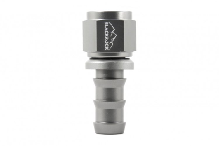 - 10 AN (10AN AN10) фитинг прямой, PUSH FIT серия BLACKROCK LAB P10-001-7Ti