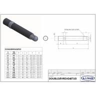 Шпилька колёсная, резьбы: на ступице M12 x 1.5 mm, колесная гайка M12 x 1.25 mm; A.I. TECH AIT-86B - Шпилька колёсная, резьбы: на ступице M12 x 1.5 mm, колесная гайка M12 x 1.25 mm; A.I. TECH AIT-86B