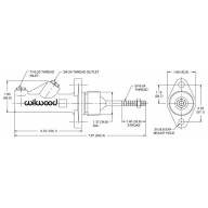 Главный тормозной цилиндр, диаметр 0.75&quot; (3/4&quot;), ход 35,56 mm (1.4&quot;) Wilwood, 260-6089 - Главный тормозной цилиндр, диаметр 0.75" (3/4"), ход 35,56 mm (1.4") Wilwood, 260-6089