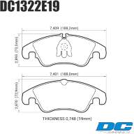 Колодки тормозные DC1322E19 DC Brakes RT.2 передние AUDI A4 8K (B8); A5 8T; Q5  - Колодки тормозные DC1322E19 DC Brakes RT.2 передние AUDI A4 8K (B8); A5 8T; Q5 