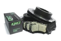 КОМПЛЕКТ ПЕРЕДНИЙ: Тормозные диски DBA 42722S T3 + колодки  DC brakes sHD  Toyota  LC200,Lexus LX570