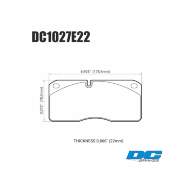 Колодки тормозные DC1027E22 DC Brakes RT.2 перед. система STOPTECH HD TOYOTA LC200 / LX570 - Колодки тормозные DC1027E22 DC Brakes RT.2 перед. система STOPTECH HD TOYOTA LC200 / LX570