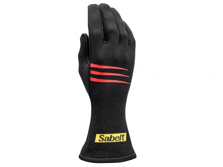 Перчатки для автоспорта Sabelt CHALLENGE TG-3, FIA 8856-2000, чёрный, размер 12, RFTG03NR12