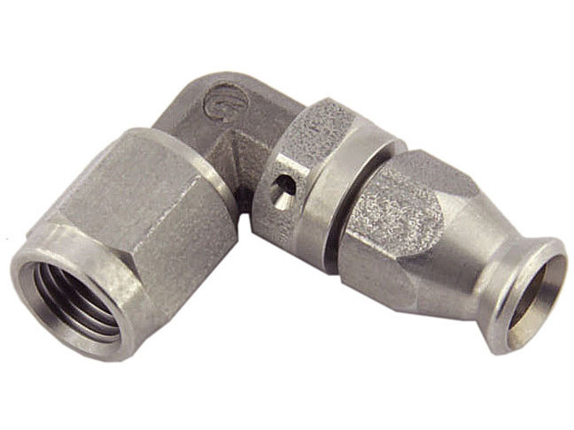 Фитинг мама AN-03 3/8X24 под прямой конус, 90° D-03 нерж. сталь, кованый, 6690-03C, Goodridge