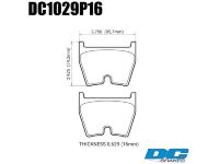 Колодки тормозные DC1029P15 DC Brakes Street STR.S+, AUDI RS4, RS6, Brembo G (комплект 8 шт), FB8P