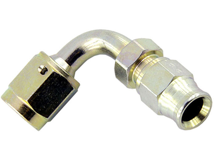 Фитинг мама AN-03 3/8X24 под прямой конус, 90° D-03 сталь, 6091-03P, Goodridge