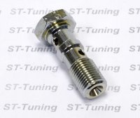 Болт (штуцер) двойной для banjo M10x1 L=30 mm хром, Goodridge 993-03-31CH