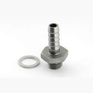 Адаптер П M14 x 1,5 mm - шланг PUSH FIT AN06 (9,5 mm, P406), BLACKROCK LAB, P06-M1415Ti - Адаптер П M14 x 1,5 mm - шланг PUSH FIT AN06 (9,5 mm, P406), BLACKROCK LAB, P06-M1415Ti