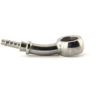 Фитинг banjo d10 mm, 20°, влево D-03 нерж сталь, под опрессовку S5093L-03C, Goodridge - Фитинг banjo d10 mm, 20°, влево D-03 нерж сталь, под опрессовку S5093L-03C, Goodridge
