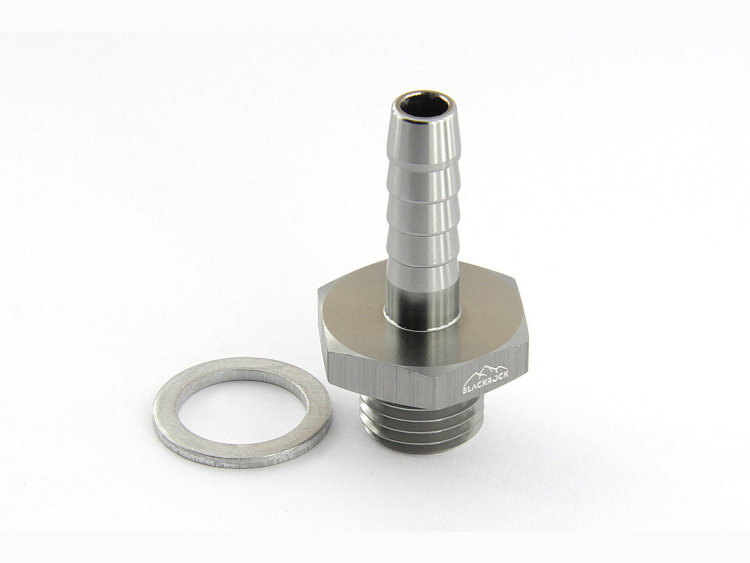 Адаптер П M14 x 1,5 mm - шланг PUSH FIT AN05 (7,9 mm, P405), BLACKROCK LAB, P05-M1415Ti