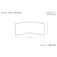 Колодки тормозные RCP108CCRg ENDLESS 20mm - Колодки тормозные RCP108CCRg ENDLESS 20mm