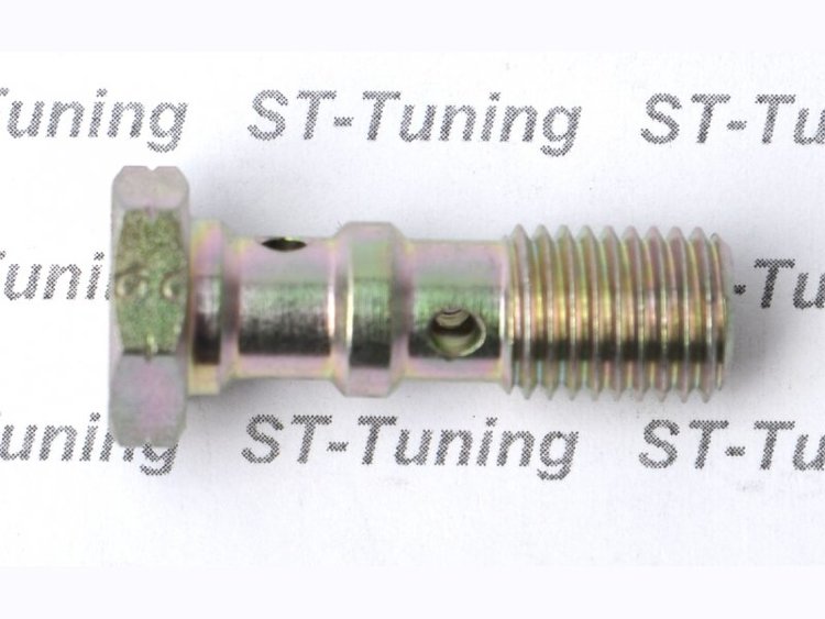 Болт (штуцер) двойной для banjo M10x1.25 L=30mm сталь, Goodridge 993-03-32Z1