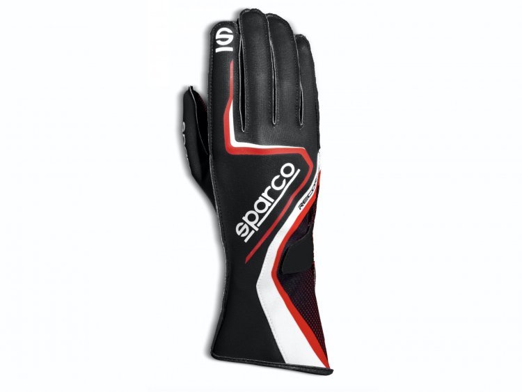 Перчатки для картинга SPARCO RECORD, черный/красный, размер 10, 00255510NRRS