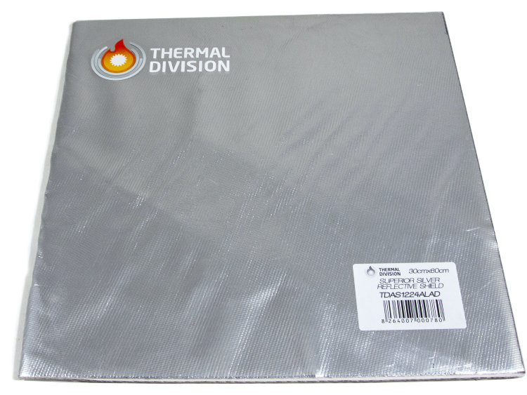 Термоизоляция Al+Silica, 30*60cm, самоклеющаяся Thermal Division TDAS1224ALAD