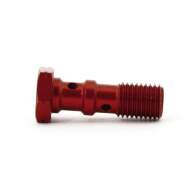 Болт (штуцер) двойной для banjo M10x1.25 mm L=30 mm алюминий КРАСНЫЙ, Goodridge 993-03-32DR - Болт (штуцер) двойной для banjo M10x1.25 mm L=30 mm алюминий КРАСНЫЙ, Goodridge 993-03-32DR