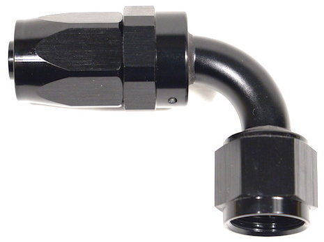 - 8 AN (8AN AN8) фитинг 90° черный Goodridge 1136-9008BK