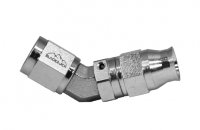 - 4 AN (4AN AN4) фитинг 45° D-04 сталь BLACKROCK LAB T04-045-04S под тефлоноый шланг (600 серия)