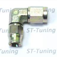 Фитинг мама AN-03 3/8X24 под прямой конус, 90° D-03 сталь, кованый 6090-03P, Goodridge - Фитинг мама AN-03 3/8X24 под прямой конус, 90° D-03 сталь, кованый 6090-03P, Goodridge
